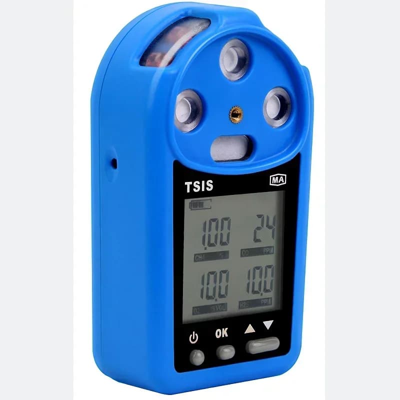 Rilevatore portatile di perdite di gas di tipo pompaggio/diffusione multiparametrico per l'industria del carbone LEL CH4 H2S CO O2