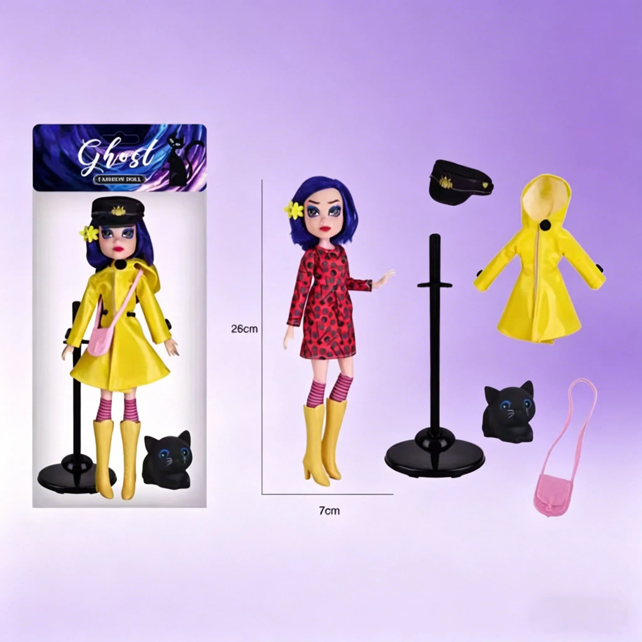 Bambola Mobile Anime Ghost Mom Caroline Edizione Impermeabile, Modellino Artigianale in PVC, Bambola Umana da Collezione, Giocattolo, Regalo di Compleanno