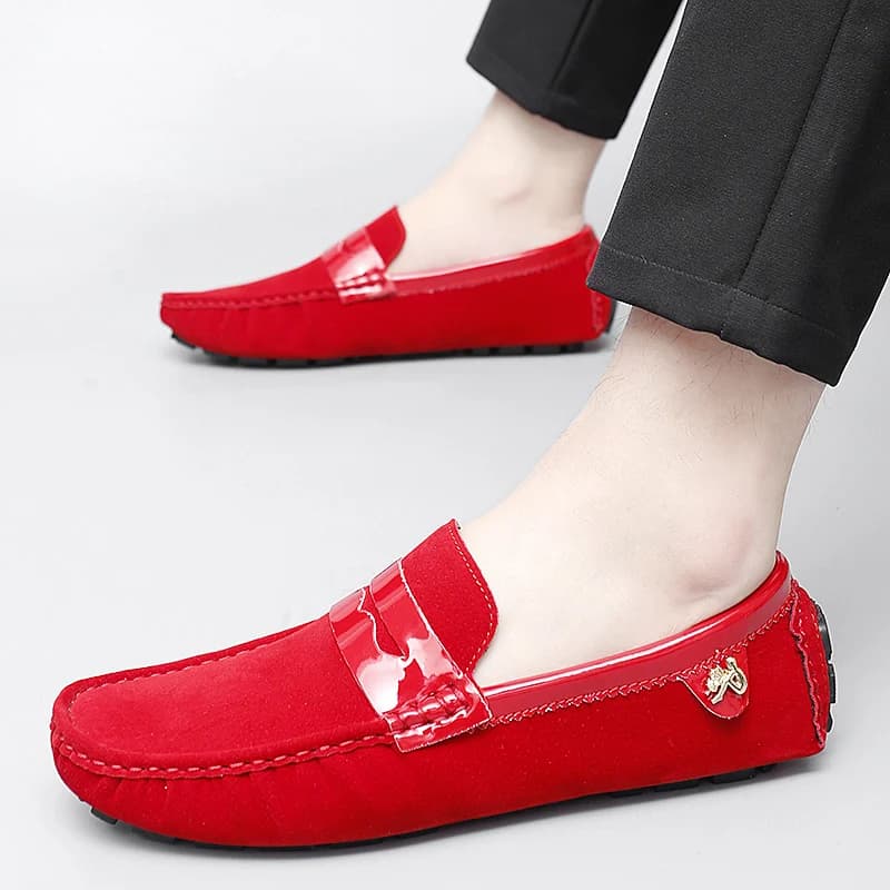 ELUVA Mocassini da uomo 2025 Nuove scarpe da guida da passeggio casual comode e leggere antiscivolo per uomo Mocassini slip on di grandi dimensioni