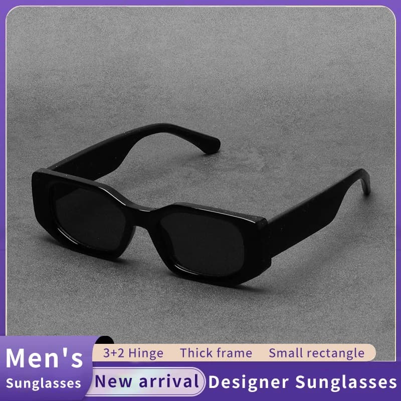 Sunglasses Retro Classic Fashion UV Protection Irregular Thick Frame Eyewear Men Women Daily Outdoor