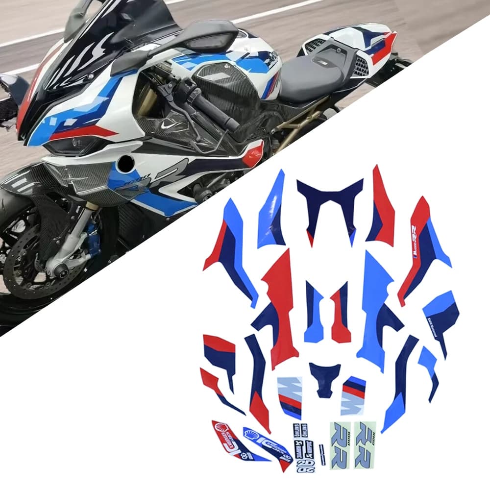 Adesivi Protettivi Laterali Serbatoio Carburante Moto per S1000RR S 1000 RR S1000 M M1000RR 2019-2022