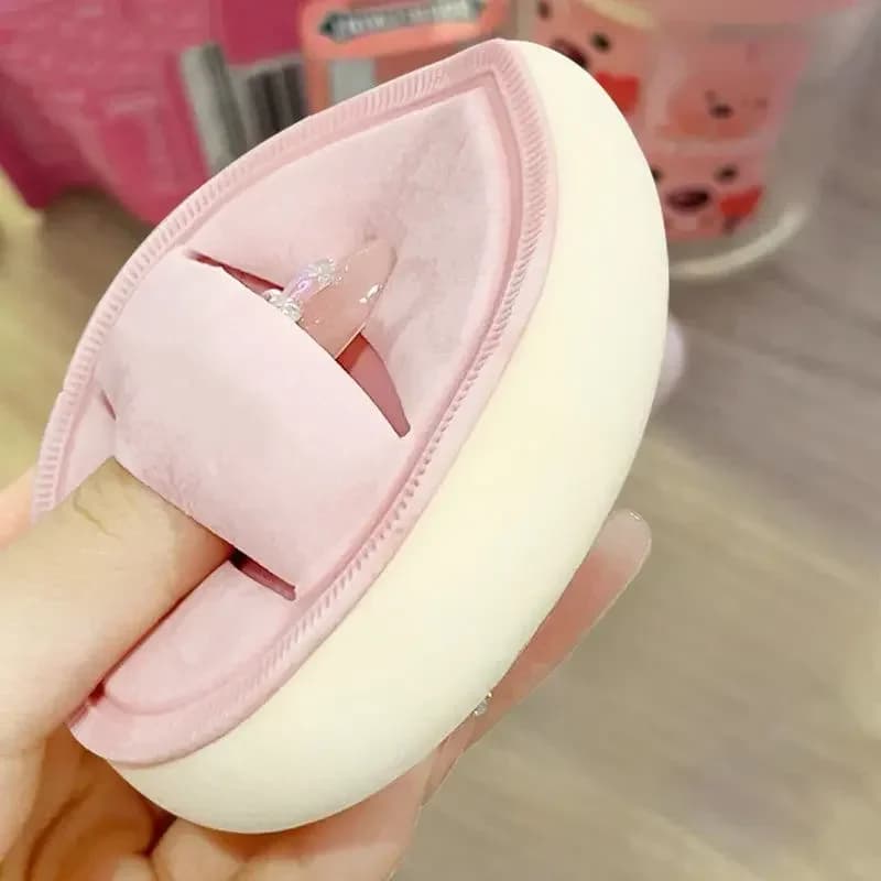 Spugna per Trucco Ultra-Morbida a Goccia per Cushion e Fondotinta, Strumento di Bellezza per Uso Bagnato/Asciutto