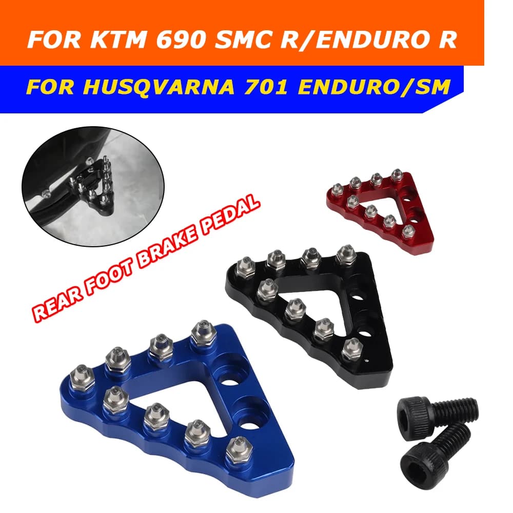 Per KTM 690 SMC R Per Husqvarna 701 ENDURO SUPERMOTO SM 701SM Accessori Moto Pedale del Freno Posteriore Punta Passo Piastra Leva Del Piede