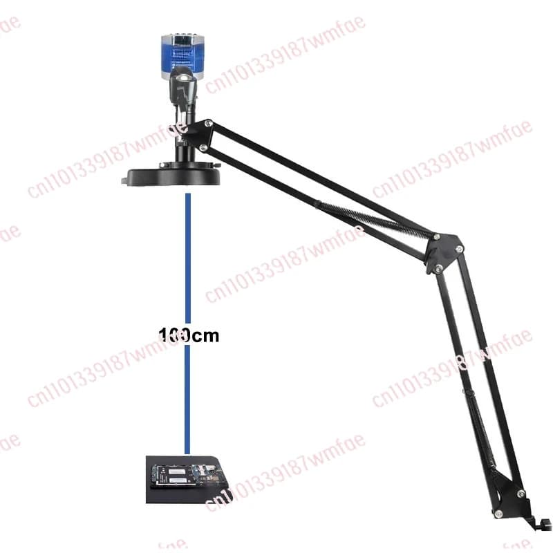Microscopio digitale 4K Obiettivo zoom montato 150X C per microscopio di riparazione professionale per fotocamera elettronica di tipo C da 48 MP