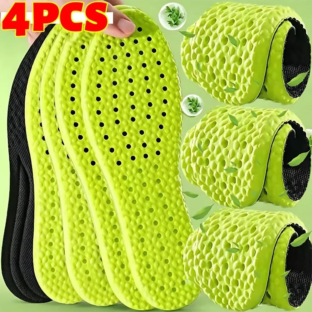 Solette in Memory Foam EVA per Scarpe Sportive, Uomo e Donna, Traspiranti, Deodoranti, per Scarpe da Corsa, Cuscinetti Ortopedici