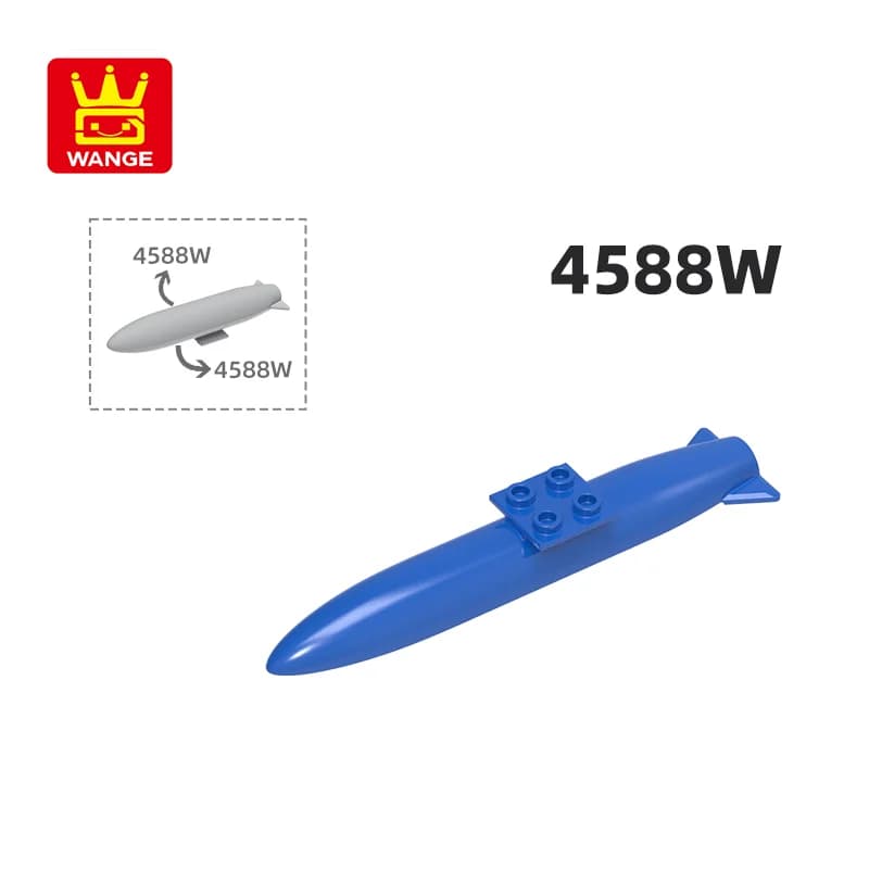 Wange 4588W 100g/23PCS Blocco Serbatoio Carburante MOC Compatibile con Mattoncini DIY Parti di Montaggio Giocattolo per Bambini
