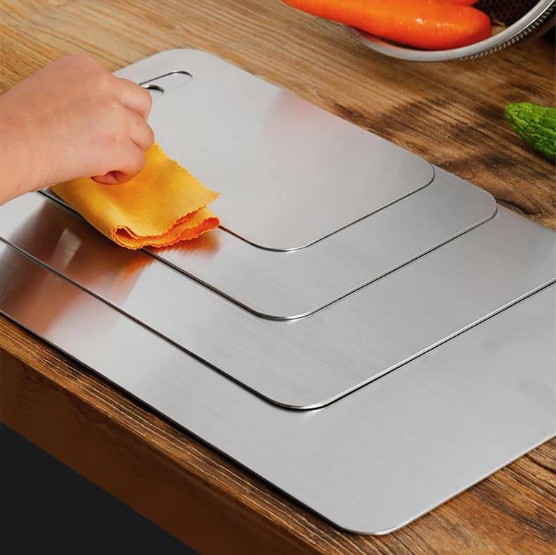 Titanium cutter with 2 mm thickness Titanium cutter for kitchen Double-sided portable cutter for fruit meat for food use