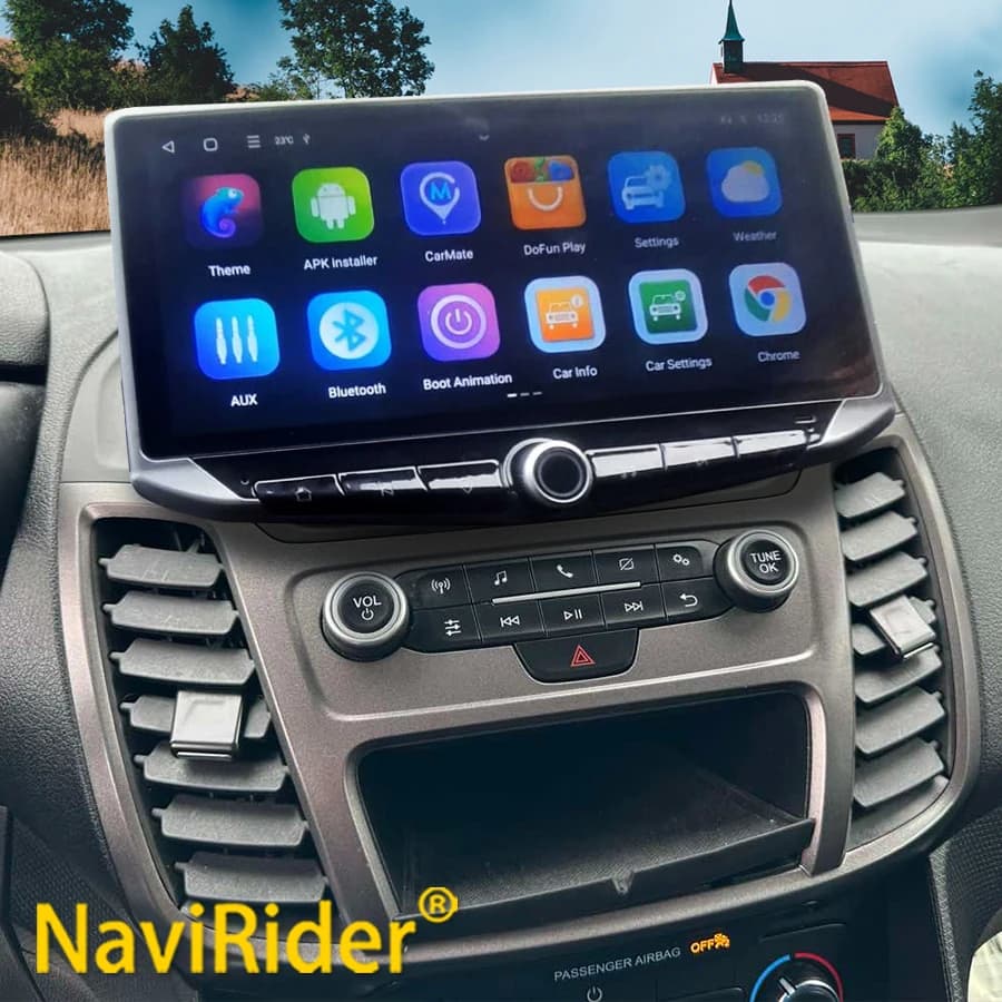10.88 "Medie per autoradio per Ford Transit Connect Tourneo 2018 - 2020 Android 15 WIFI Bluetooth Multimedia GPS Qled Schermo CarPlay
