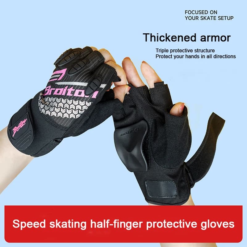 Inline Skate Gloves Original Broiton Speed skates Gloves Roller Skate Glove Marathon Skate Road Skates Cycling gloves CCN Gloves