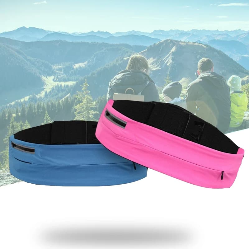 Marsupio da Trail Running portachiavi anti-perdita riflettente Jogging maratona marsupio palestra Fitness porta telefono marsupio