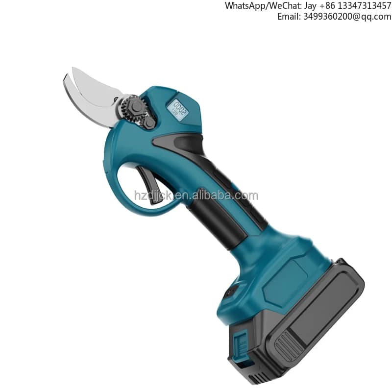 Electric Scissors Rechargeable at Litio 21V, Potential Garden Shears for Fruit Trees, Rams Power Tool up to 25MM