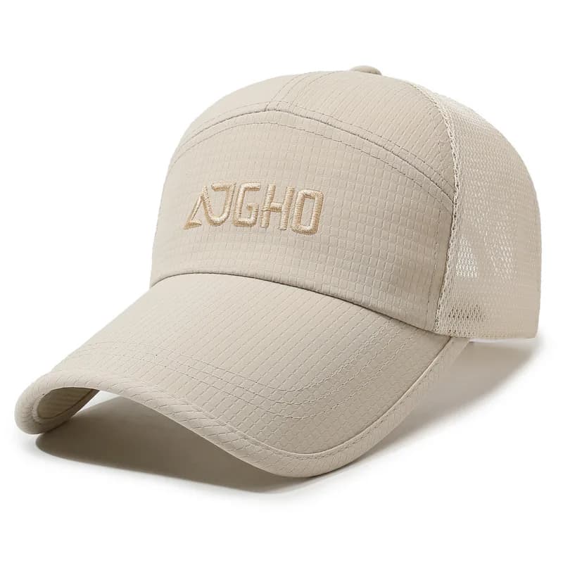 Cappelli estivi da donna leggeri e traspiranti in rete, cappellini da baseball con visiera lunga per protezione solare, cappelli da campeggio e pesca per uomo, cappellini sportivi da viaggio