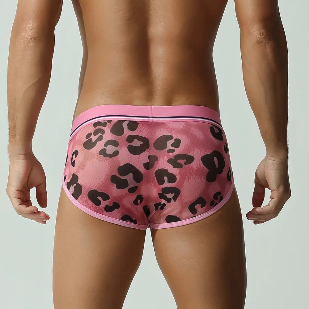 2025 biancheria intima da uomo in rete comoda e traspirante slip da uomo alla moda avvolti sui fianchi 250107