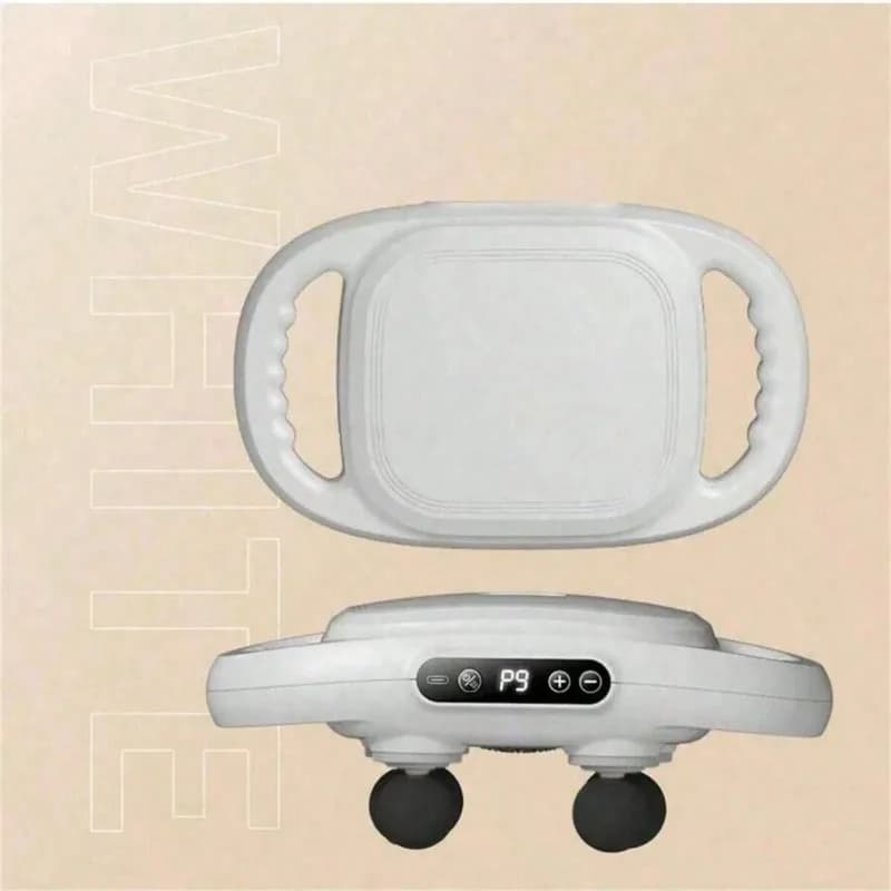 Fascia Gun Six-Head Muscle Relaxation Massage Professional Grade Wireless Waist Back Massager Deep High Frequency Vibration