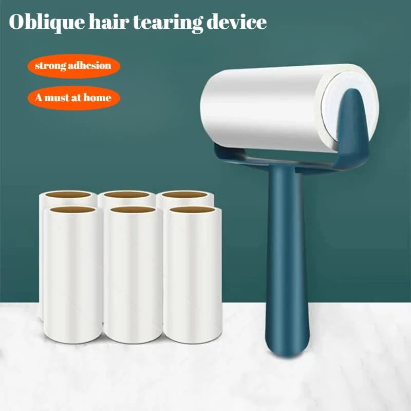 1pc Household Cleaning Tool Pet Hair Remover Clothes Cleaning Brush New Tearable Roll Paper Sticky Roller Brush Plush Razor