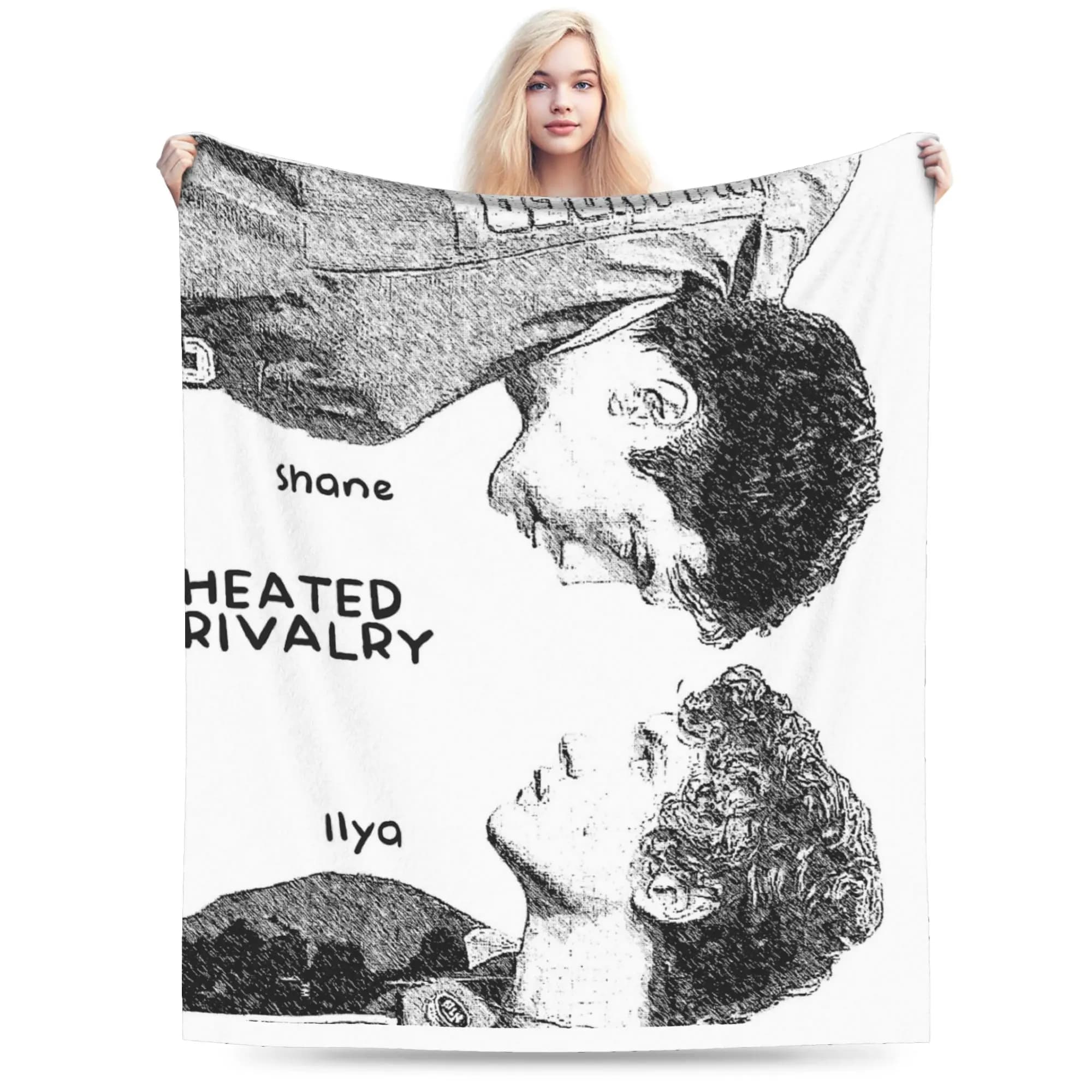 Hollander and Rozanov Heated Rivalry Inspired Blanket Winter Warm Soft Throw Blanket For Girls Living Room Bedspread Bed Cover