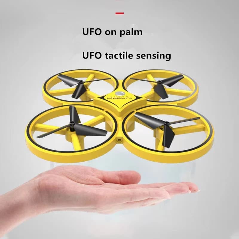 Mini orologio RC Drone Sensing Gesture Infrared Induction Quadcopter telecomando intelligente LED Ufo elicottero Drone giocattoli per bambini