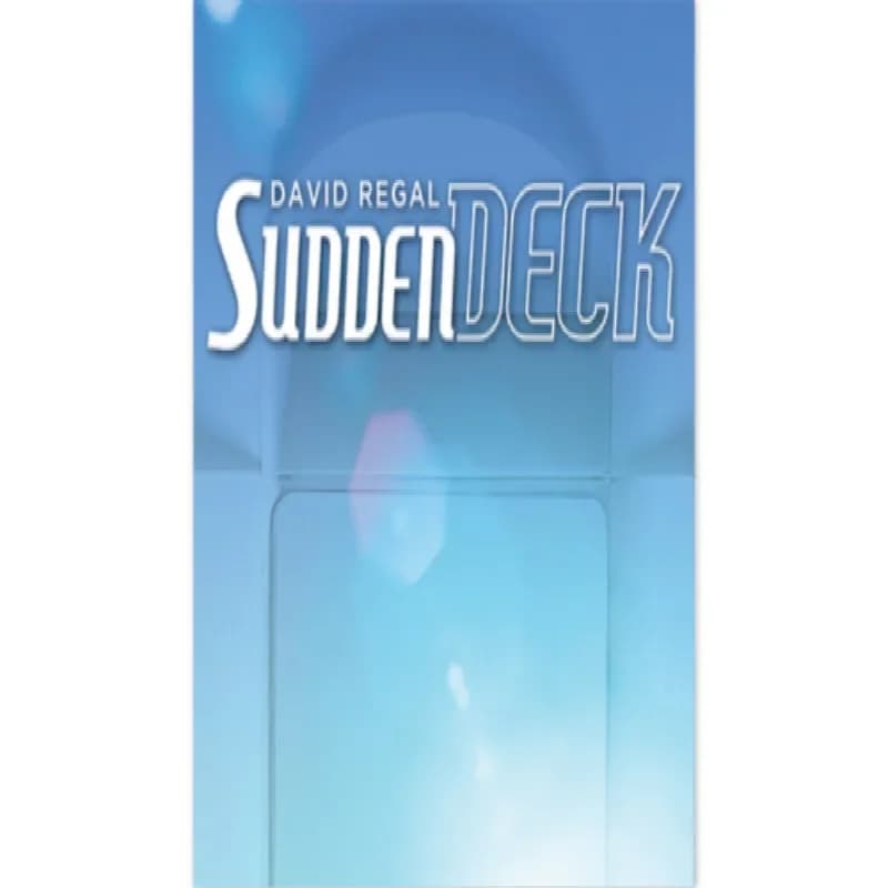 Sudden Deck 3.0 (espediente e istruzioni online) di David Regal Card Trucchi magici Primo piano Oggetti di scena magici Illusioni Carte da mago
