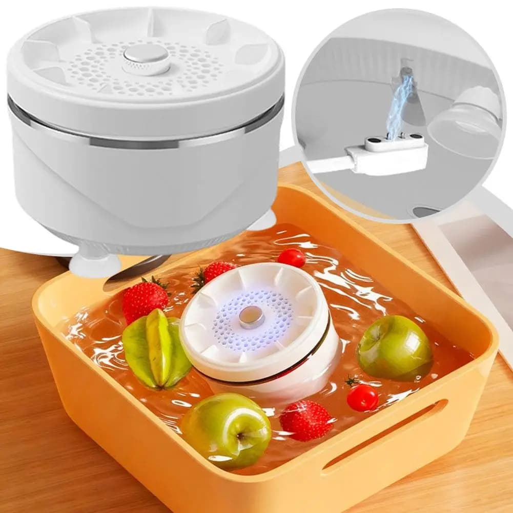 Fruit and Vegetable Cleaning Machine, Automatic Washing Machine for Vegetables, Pesticides Residual Disinfection Machine