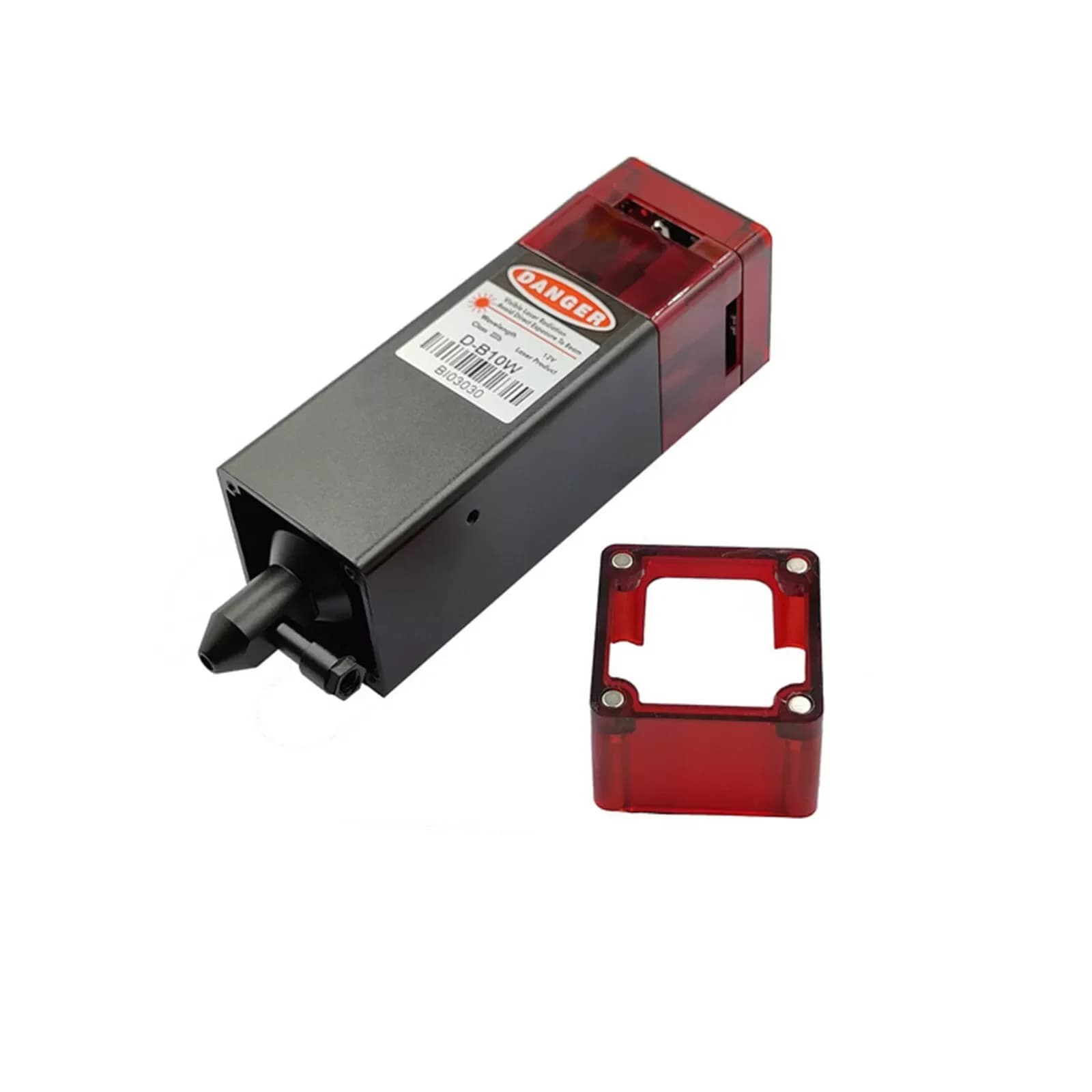Modulo per incisione con taglio laser ad alta potenza da 10 W Punto di compressione ad asse rapido per apparecchiature aziendali e per ufficio
