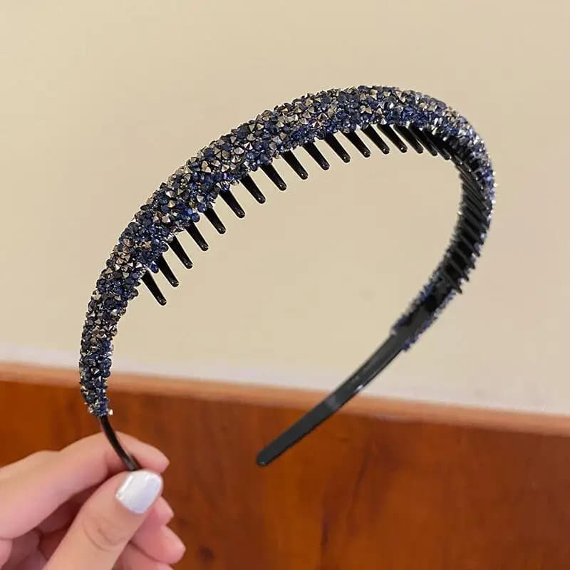 1/4 Accessori per capelli per ragazze Fermagli per capelli dentati neri per capelli spezzati