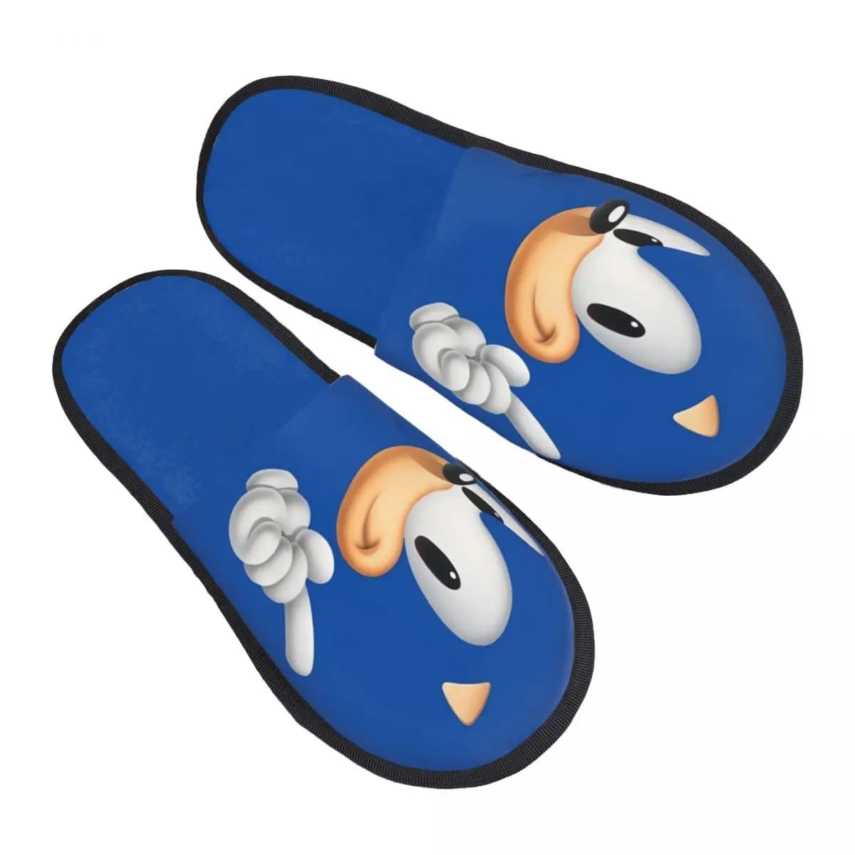 Pantofole personalizzate in memory foam sonicate da donna comode e calde pantofole da gioco Hedgehog