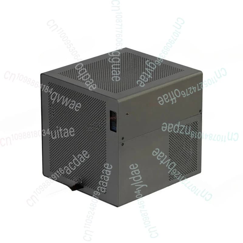 S-co-rpio 4 - Telaio NAS B-ay con alluminio anodizzato, alimentatore SFX, fattore di forma ITX e server di archiviazione PCIe a mezza altezza