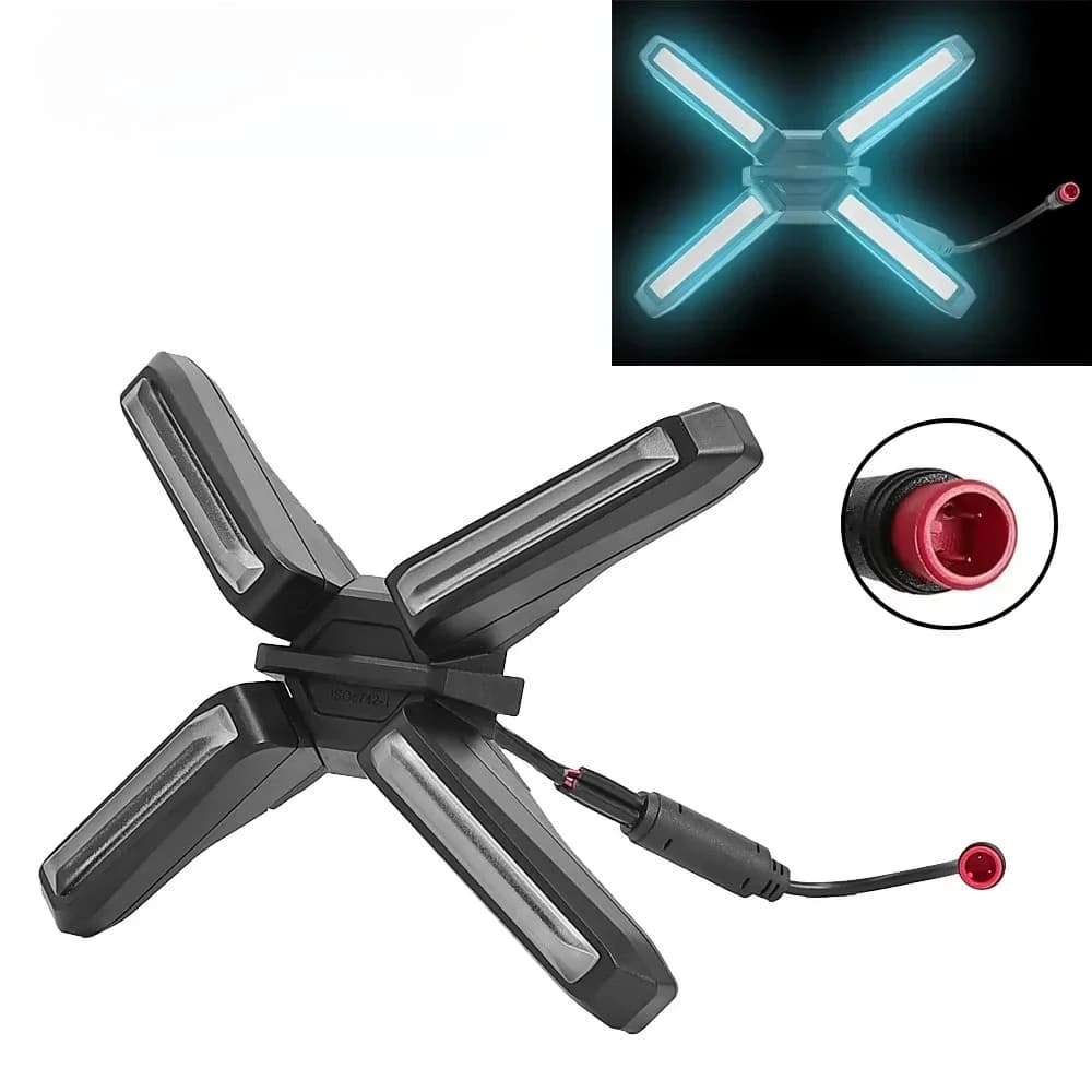 4W Lampada Frontale Faro Super Luminoso Per Segway Ninebot ZT3 Scooter Elettrico ZT3 Pro a forma di X Kickscooter Parti Della Luce Anteriore