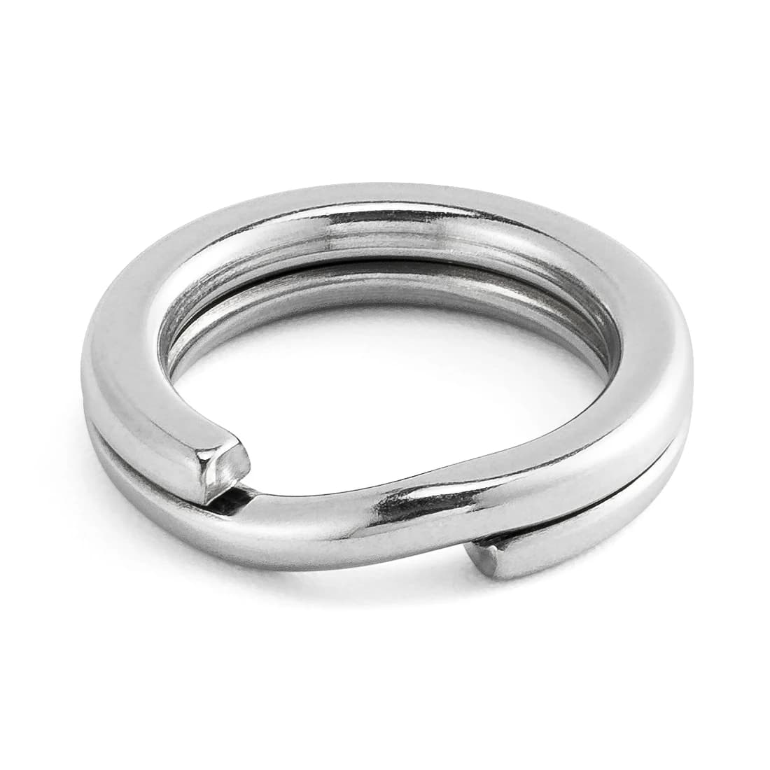20pcs Fishing Split Rings Stainless Steel 9-400LB Heavy Duty for Crankbait Hook Lure Connector Saltwater
