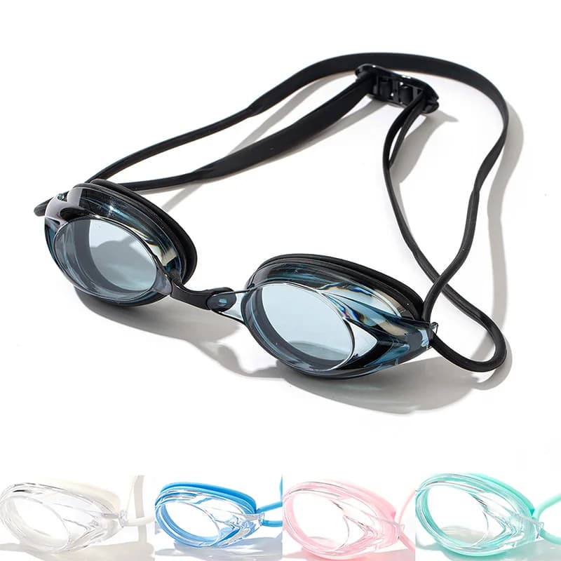 Professional Swimwear HD Dustproof Protective Eyelets Man Woman Adjustable Silicone Swimwear