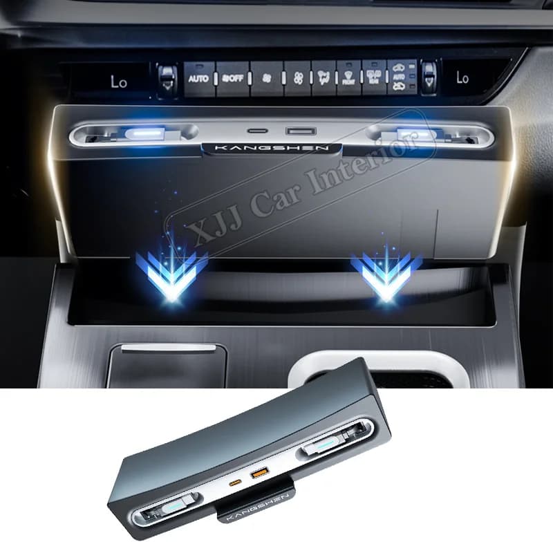 Per Lexcus ES 2022-2025 Accessori per interni auto USB Tipo-C Splitter Controllo centrale Caricatore rapido Shunt Docking Station Extender