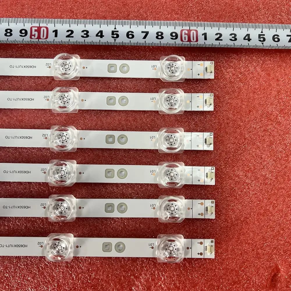 Striscia LED per Hisense 65A68N 65AE7200F 65A7300 65A7300FTUK 65AE7000F 65AE7000 65AE7300 65A7120FS HZ65A52E HZ65A55E SVH650AH8
