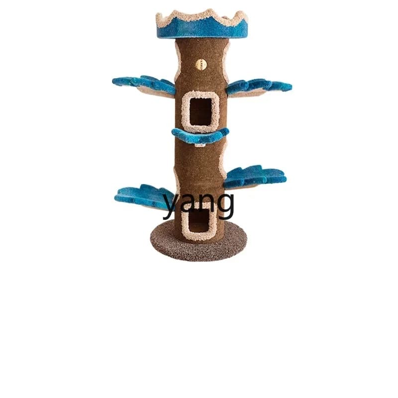 CX grande albero per gatti, struttura per arrampicata, tiragraffi per alberi per gatti, nido integrato, forniture per gatti