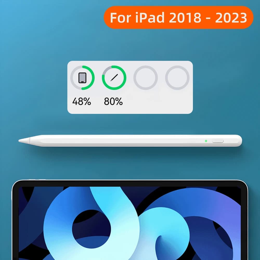 Per Apple Pencil 2 iPad Pencil per iPad 2022 2021 2020 2019 2018 Pro 12.9 11 Air 10.9 iPad 10.2 10th mini 6 Bluetooth Stylus Pen