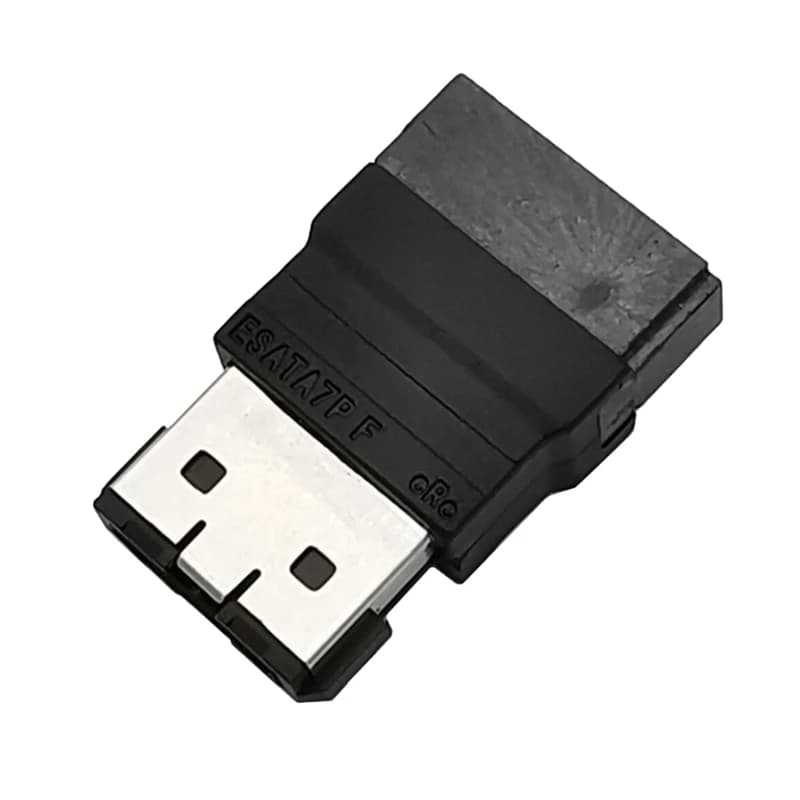 Adattatore per rigido 7P da interno a esterno maschio a eSATA femmina SSD 896C
