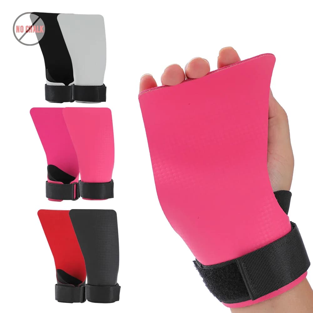 A pair of Kevlar rubber knobs without hole for crossfit pull-up cross trainer WODS palm protection without need of magnesium