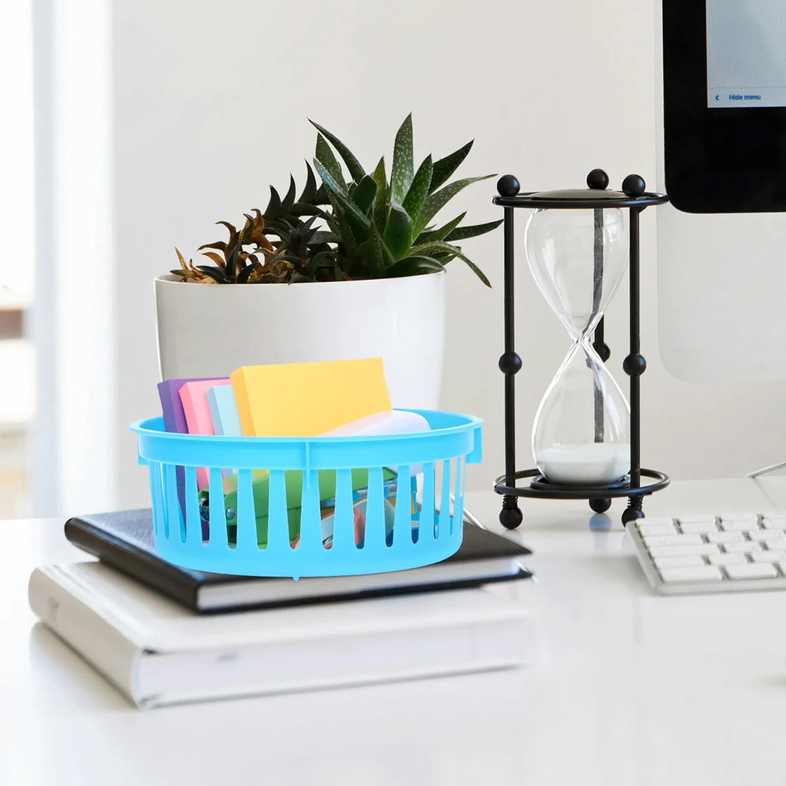 Organizer per penne da scrivania da 12 pezzi, portapenne semplice e alla moda, robusto cestino per cancelleria, per casa, ufficio, aula, pennelli per trucco