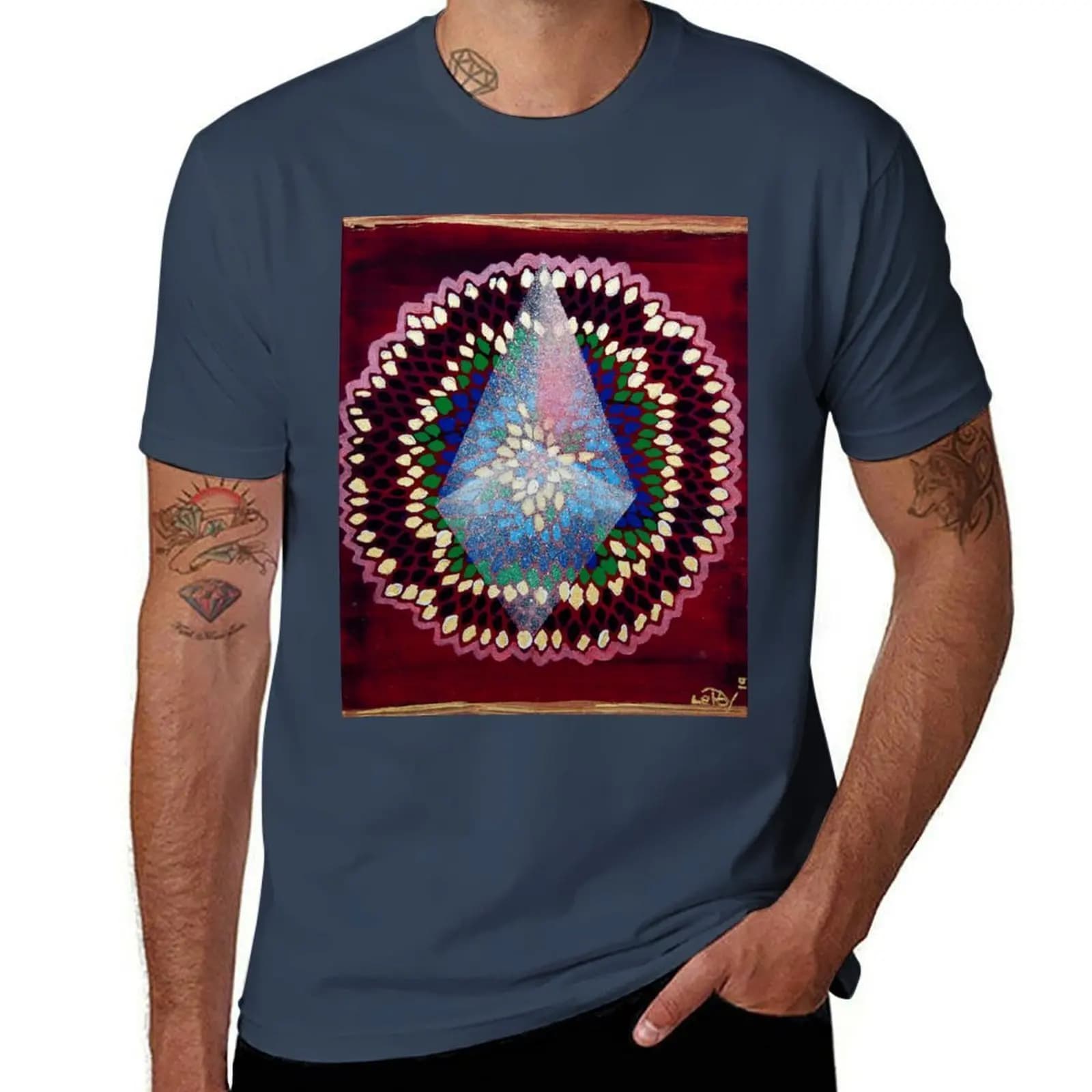 Congregation of Power... Life as a Forever Seeding Flower T-Shirt Fashion Graphic Tee for Men