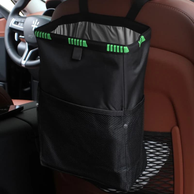 1 pz Nuovo Cestino Portaoggetti per Auto, Portatile, Resistente, Pieghevole, da Appendere al Sedile Posteriore, in Tessuto Oxford