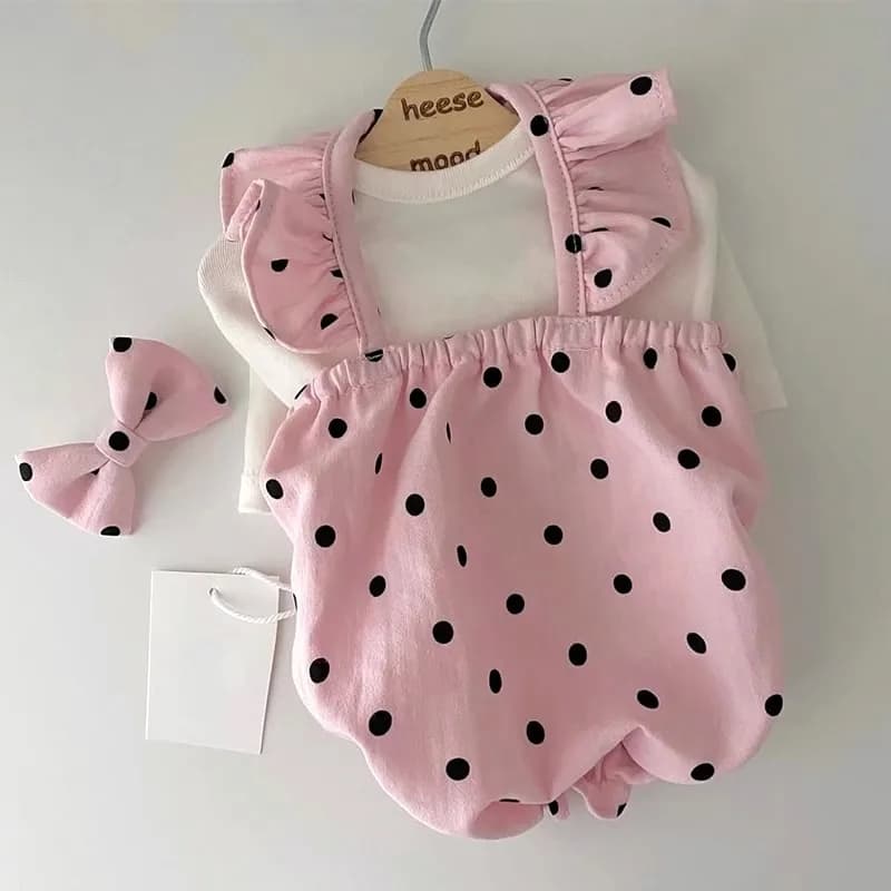 Summer polka dots for pets Dog dress Chihuahuahua Bichon Luxury puppies Chihuahua Bichon Small dog vest Cat clothing Girls' dog clothing