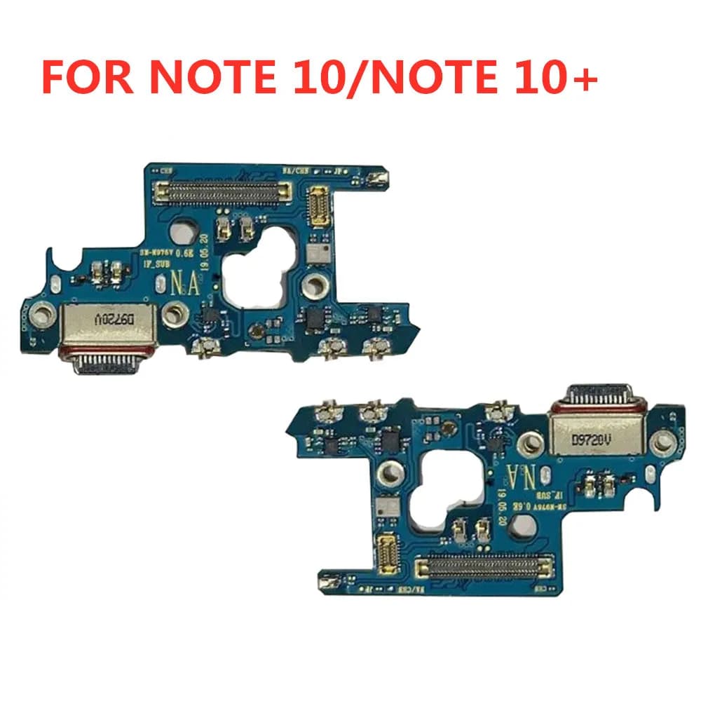 Cavo flessibile con connettore per porta di ricarica USB per Samsung Galaxy NOTE 10 PLUS N976V B N975F N975B N975U Microfono