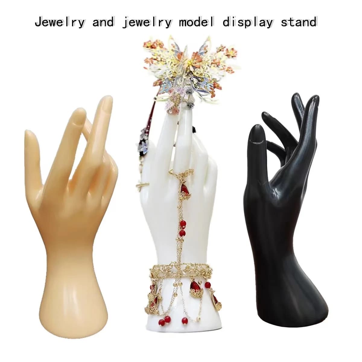 New Jewelry Display Hand Model Watch Bracelet Display Stand Sketch Decoration Art Photo Ring Organizer Woman Colors