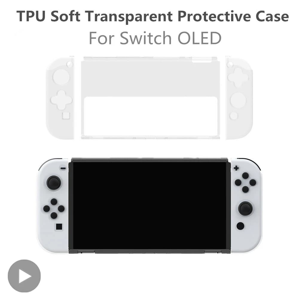 Accessori di gioco Custodia da gioco per Nintendo Switch OLED Shell Nintedo Swich Joycon Joy Con Custodia di controllo NS Tool Joystick