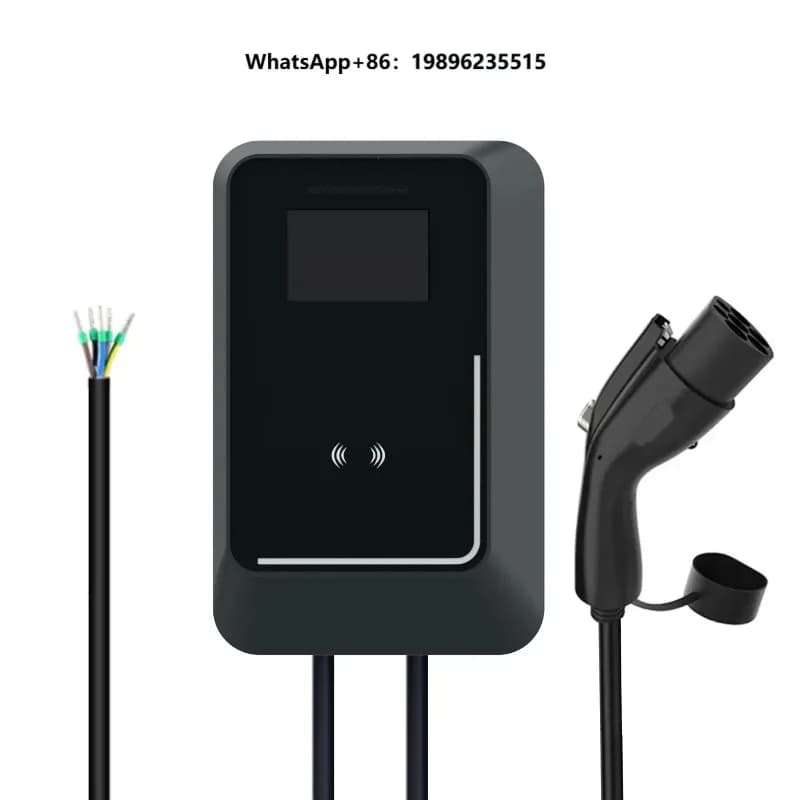 14/22/44kW GBT/Type 1/Type 2 OCPP1.6J Commercial Electric Vehicle Wallbox EV Charger Pile Charging Station