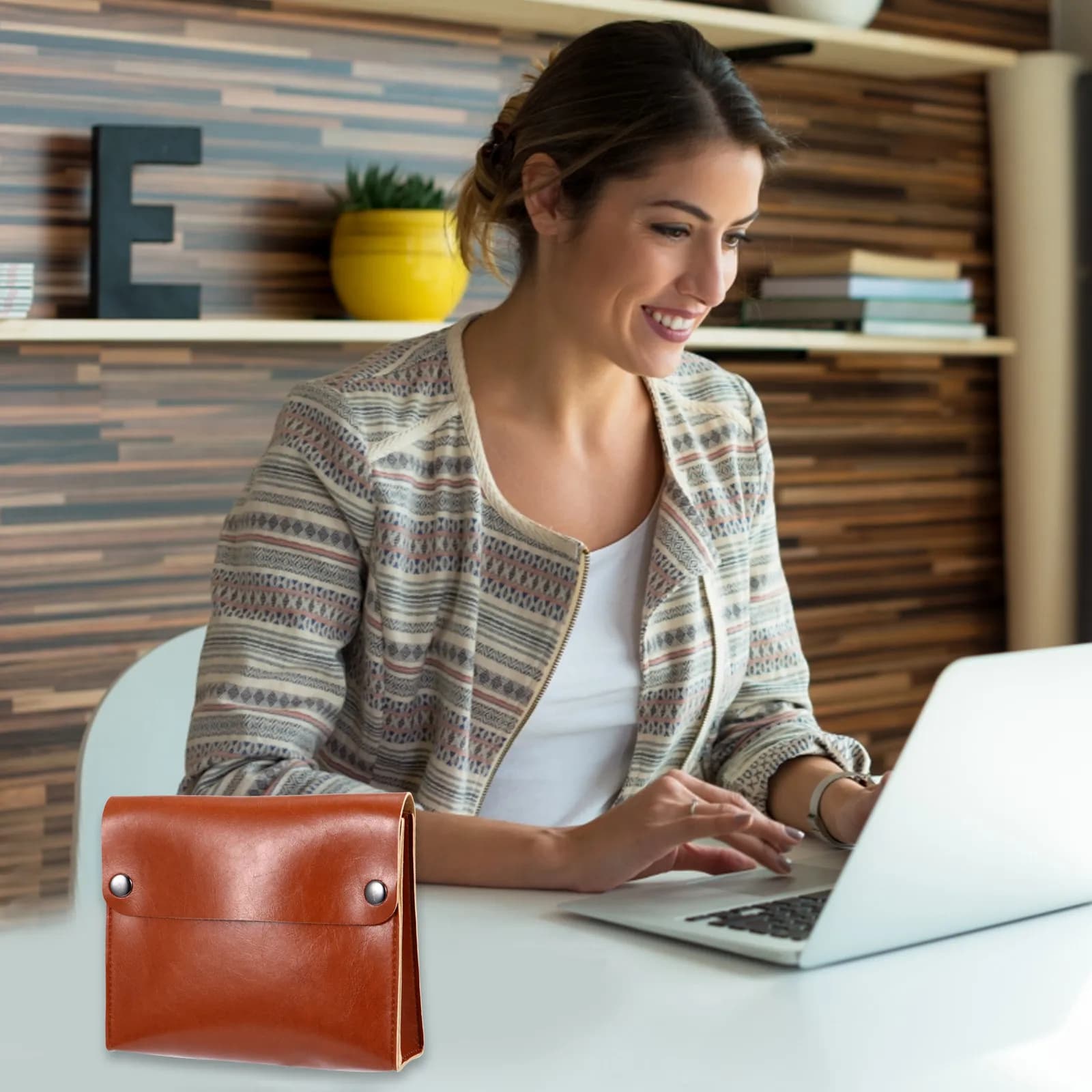Borsa Organizer Compatta per Adattatori di Alimentazione e Caricatori, con Protezione Antigraffio per Auricolari, Cavi, Power Bank e Accessori da Viaggio