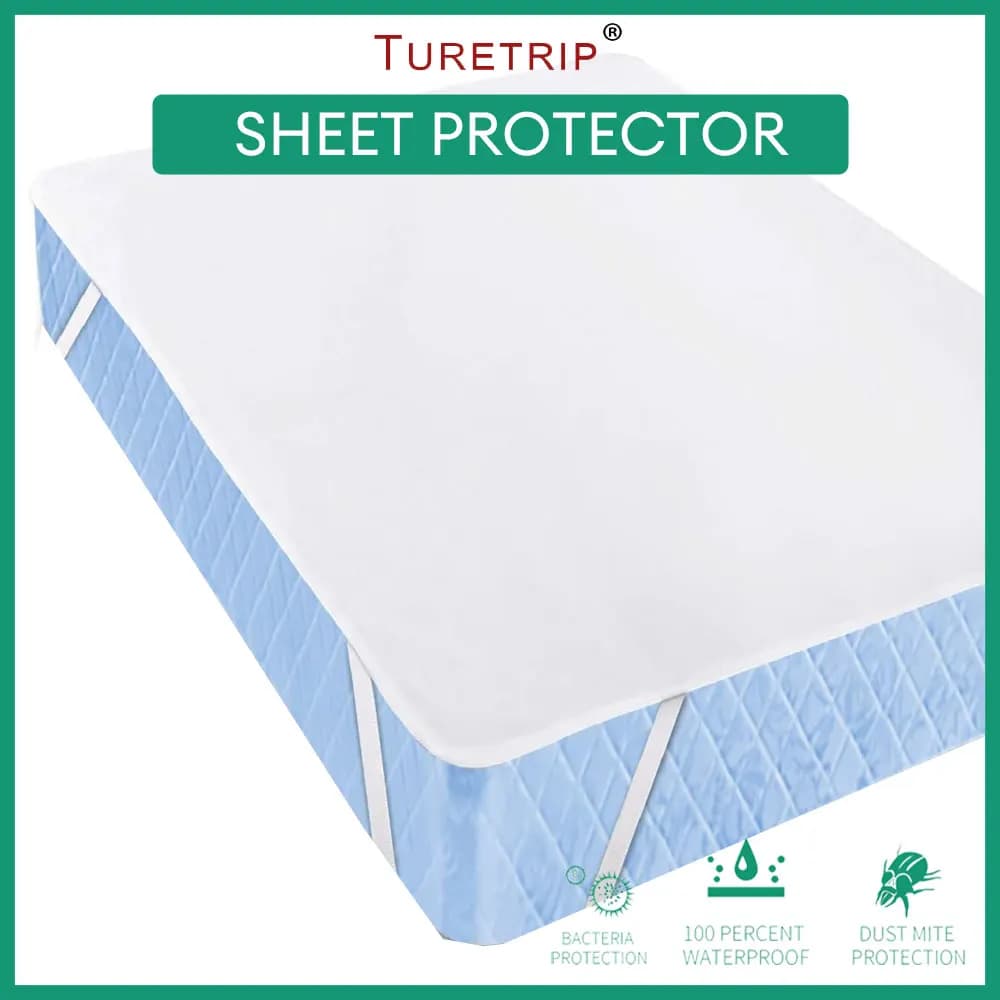 Lenzuolo impermeabile con fascia antiscivolo Protezione per materasso impermeabile Protezione per lenzuolo antipolvere
