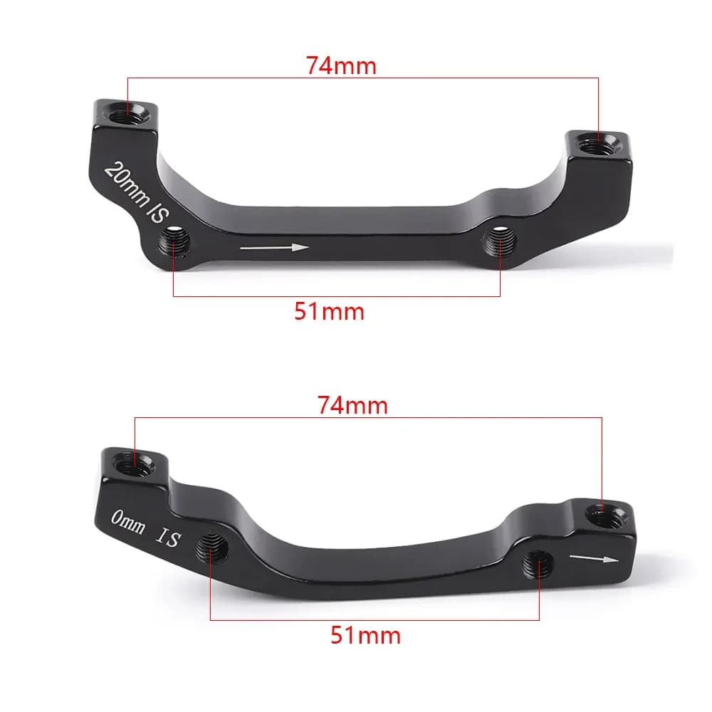 Convertitore PM/IS per bicicletta ultraleggeroA a B Staffa adattatore freno a disco Accessori per rotore per mountain bike 1PC 180mm 203mm 140mm 160mm