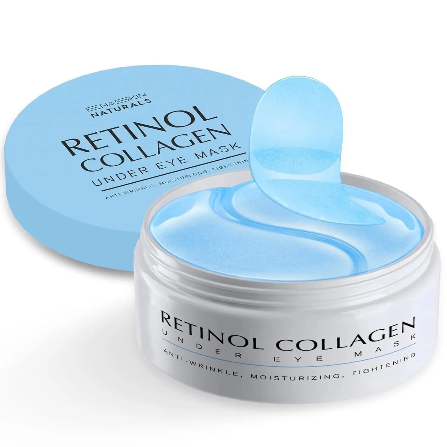 30 Paia di Gel Occhi al Retinolo e Collagene - Riducono Occhiaie, Rughe e Gonfiore - Patch Idrogel Sotto gli Occhi per Donne e Uomini