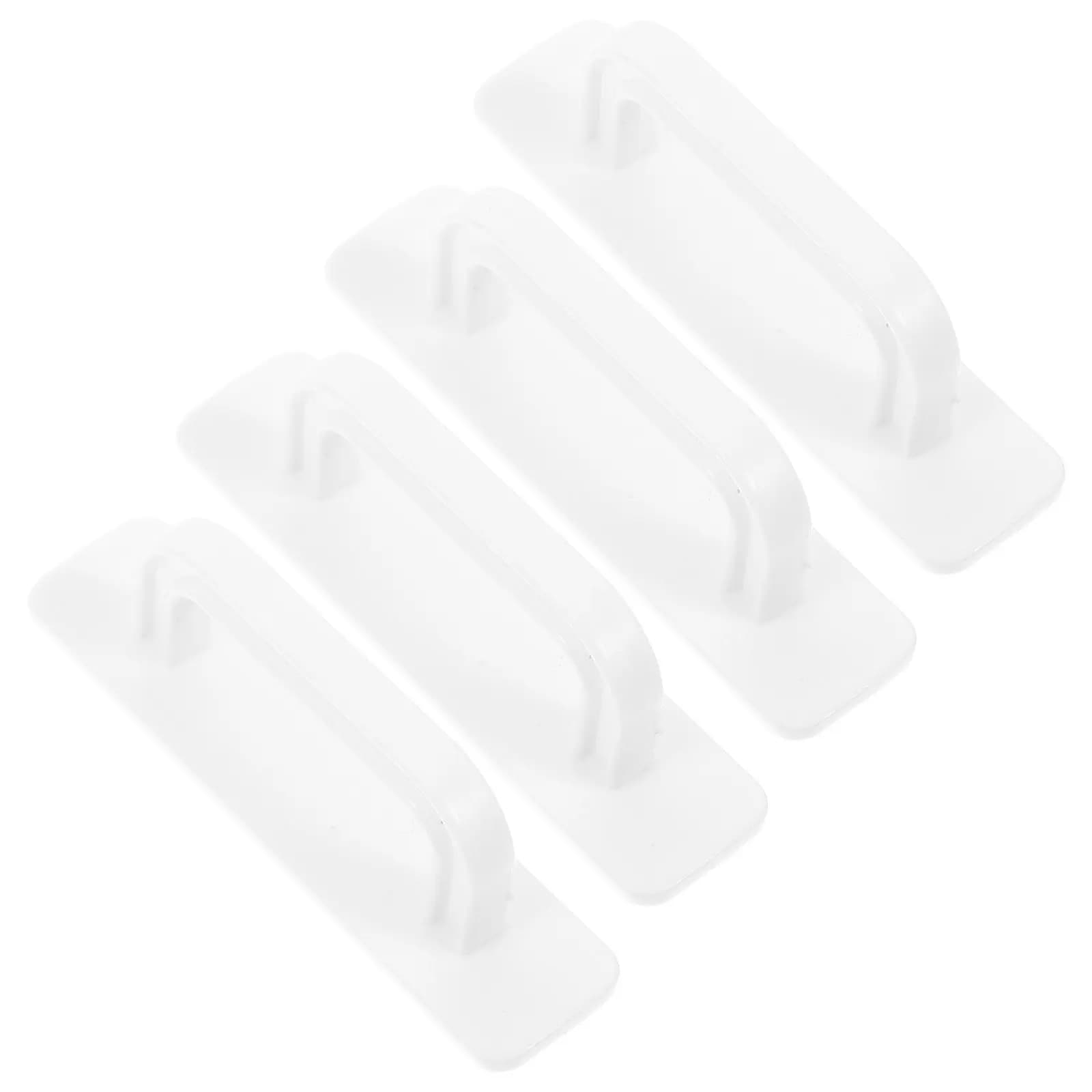 Maniglie autoadesive per armadietti, 4 pezzi, senza foratura, moderne, per cucina, bagno, porta dell'armadio