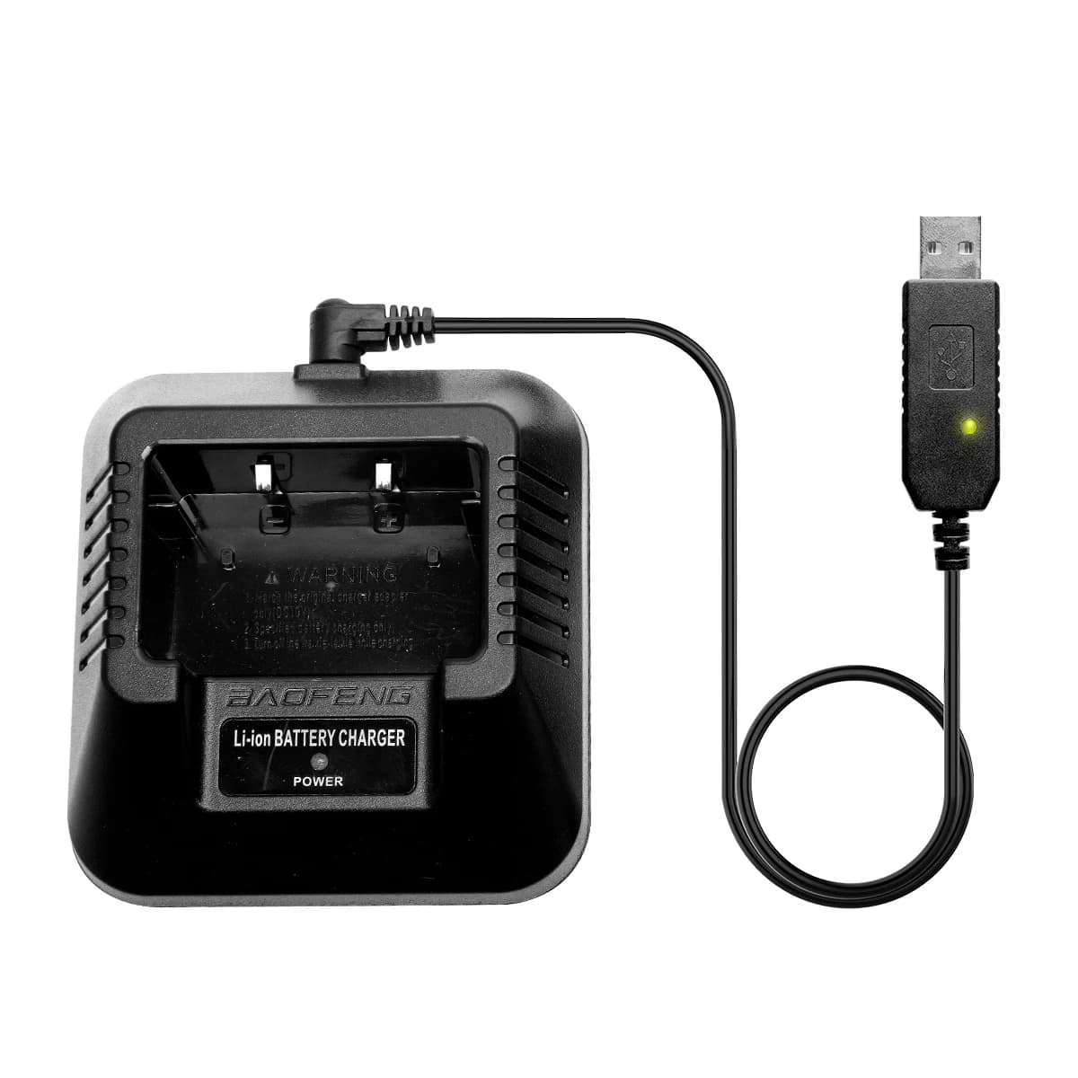 Adattatore USB originale Baofeng BF-UV5R caricatore Base USB per BF-5R Radio bidirezionale walkie-talkie portatile 5RE